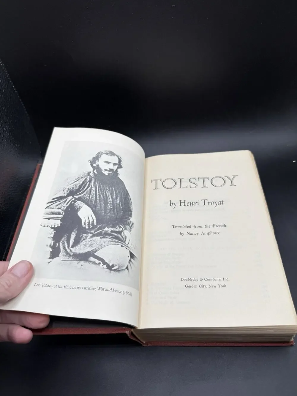 Tolstoy A Biography by Henri Troyat 1967 HC DJ Doubleday